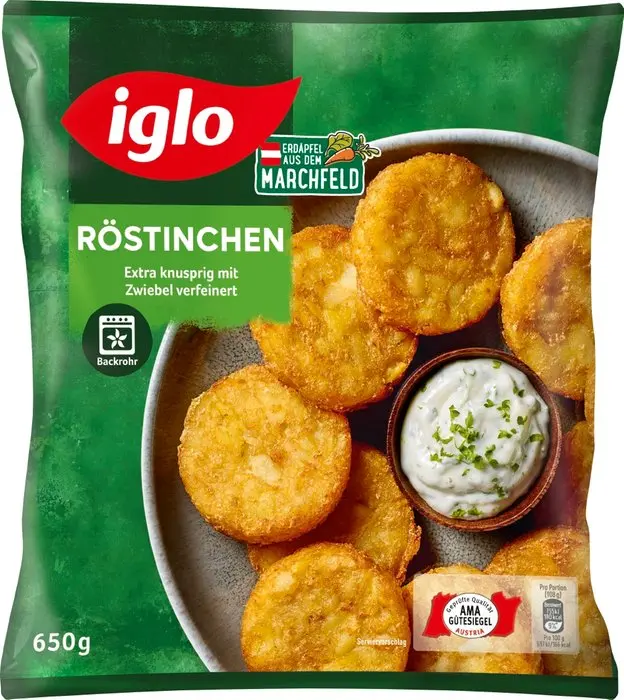 Iglo Backrohr Röstinchen TK 650g