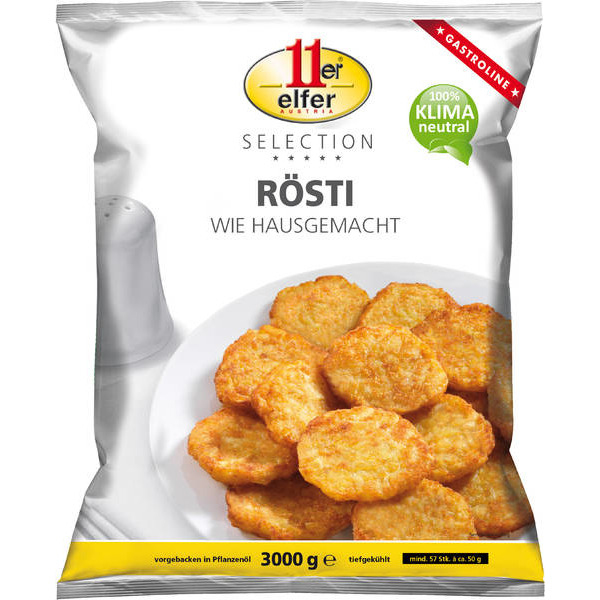 11er Rösti hausgemacht tiefgekühlt 2 kg