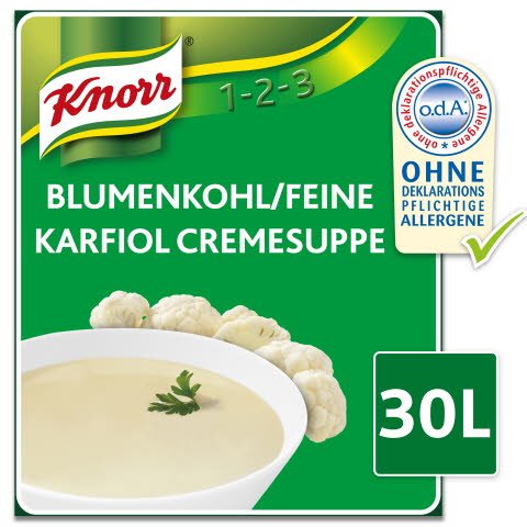 Karfiolcremesuppe 2,7 Kg