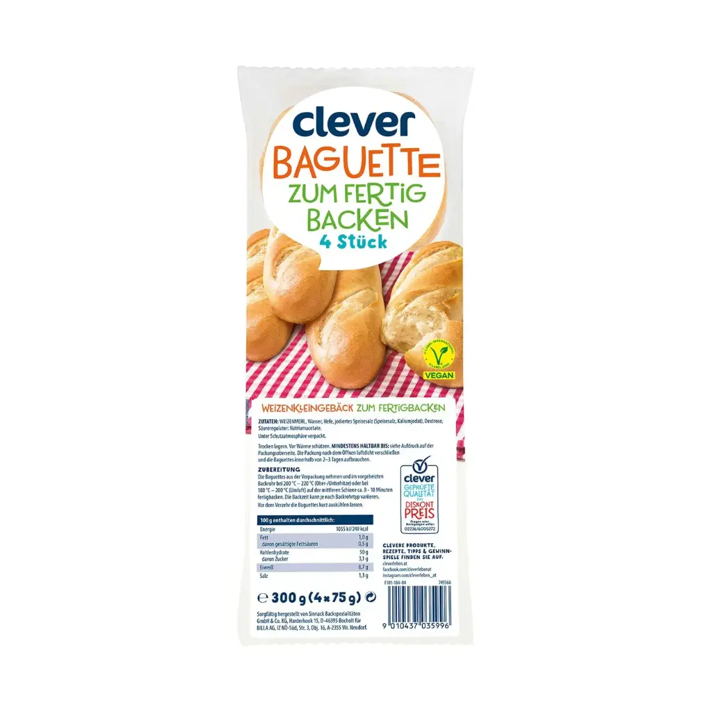 Baguette Brötchen 6er 300 g
