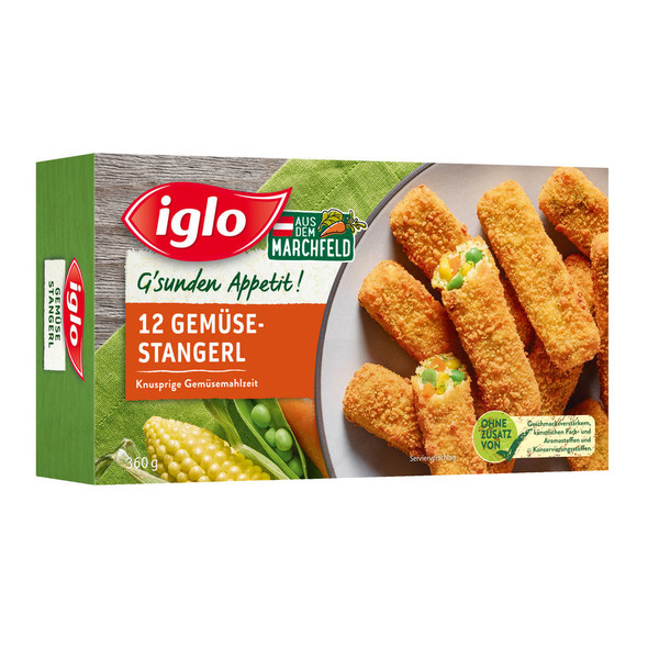 Iglo G`sunder Appetit 12 Gemüse-Stangerl TK