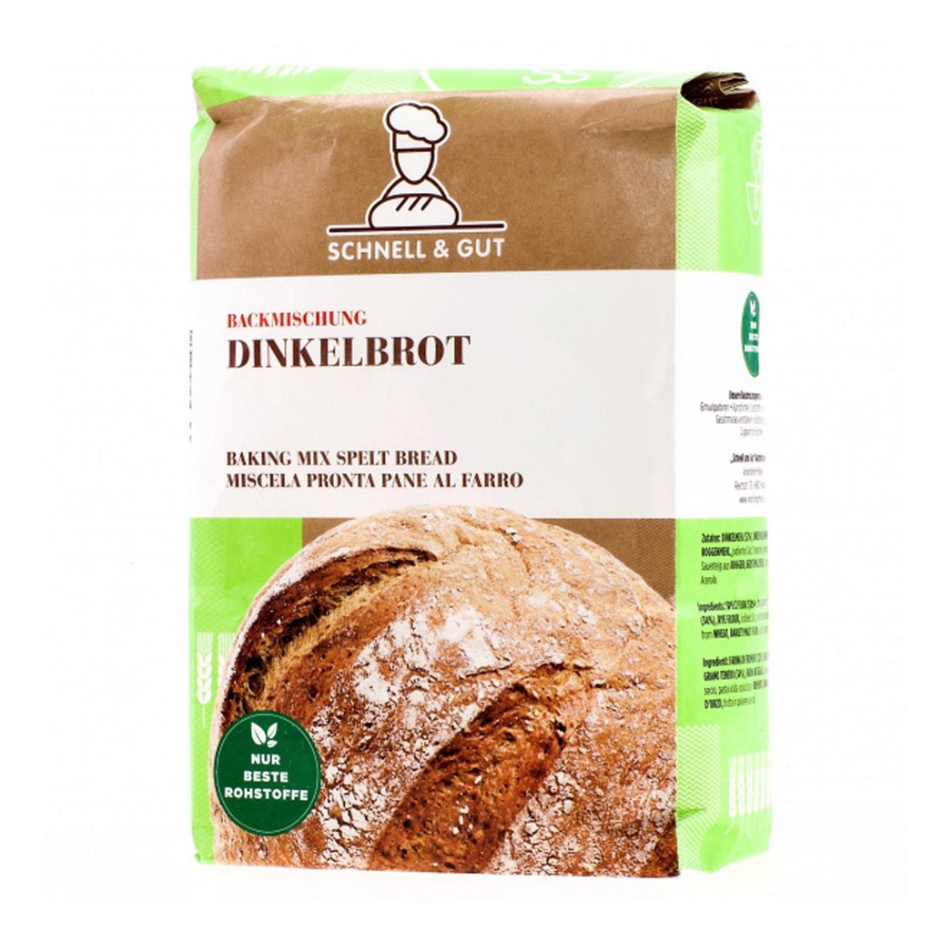 Schnell und Gut Backmischung für Dinkelbrot