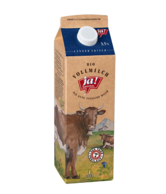 ECO Bio Vollmilch 3,5 % ESL 1l