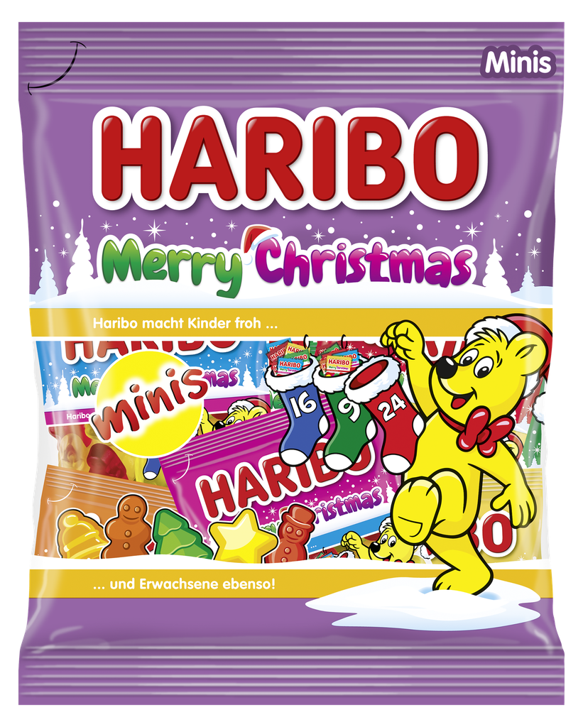 Haribo Fruchtgummi Merry Christmas Minis 250g