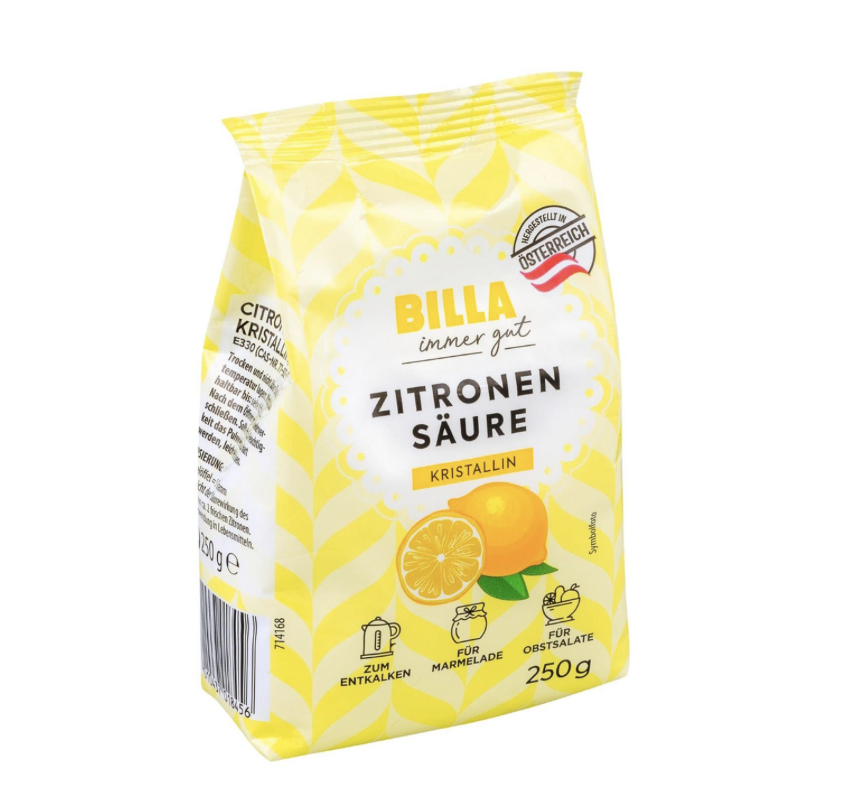 Billa Zitronensäure 250g
