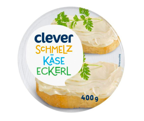 Clever Schmelzkäse Eckerl 400g