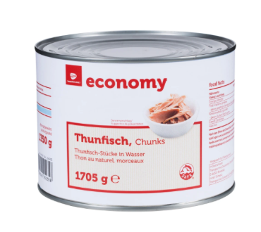 Thunfisch Chunks in Wasser 1705 g