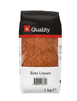 Berglinsen, rot 1 kg