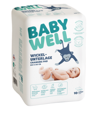 BABYWELL Wickelunterlage 10 Stück