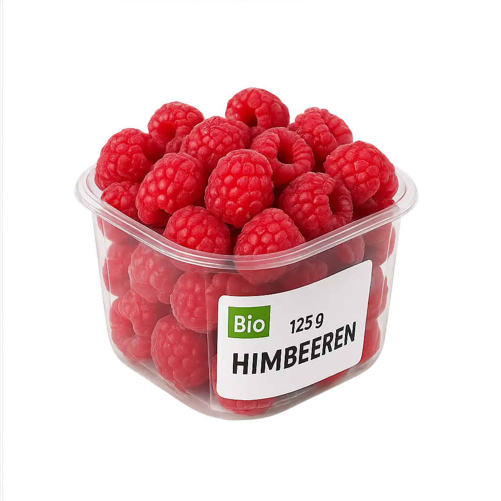 Bio Himbeeren KL.1 125g  