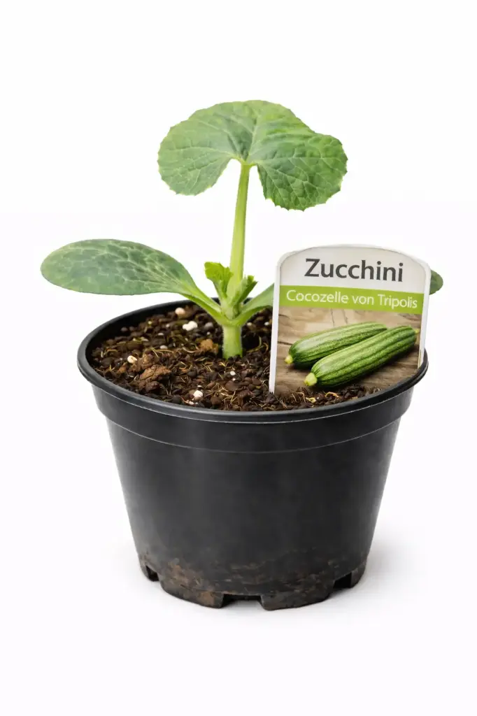 Zucchini Cocozelle von Tripolis (April)