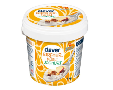 Clever Fruchtjoghurt Bircher Müsli 1000g