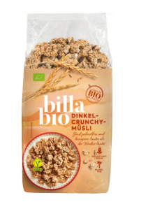 BILLA Bio Dinkel Crunchy-Müsli 500g