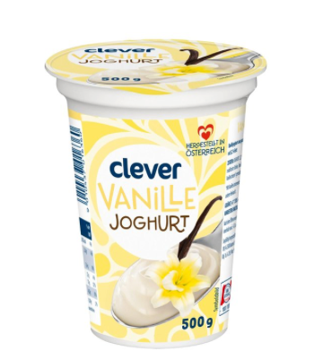 CLEVER FRUCHTJOGHURT Vanille 500g