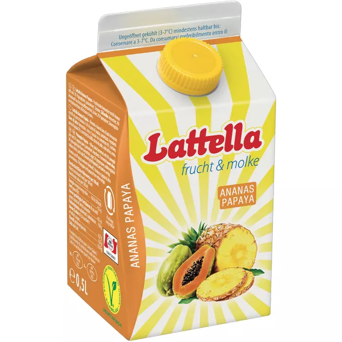 Lattella Molkedrink 500ml, Mango
