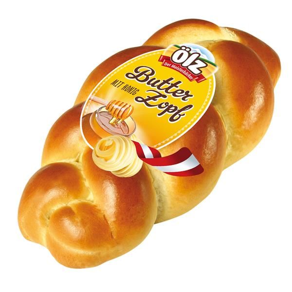 Ölz Butterzopf mit Honig 500g