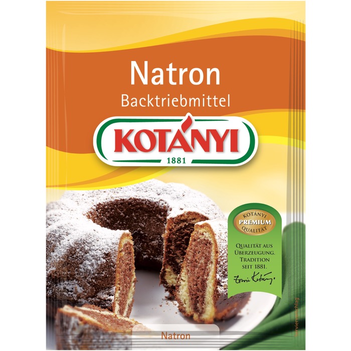 Kotanyi Brief gelb, Natron 80g