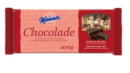 Manner Haushaltsschokolade 200g