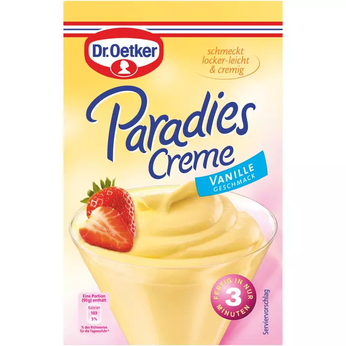 Oetker Paradiescreme Vanille 60g