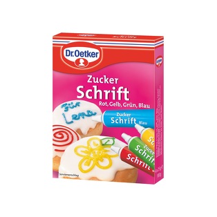 Oetker Zuckerschrift 4 Farben 100g