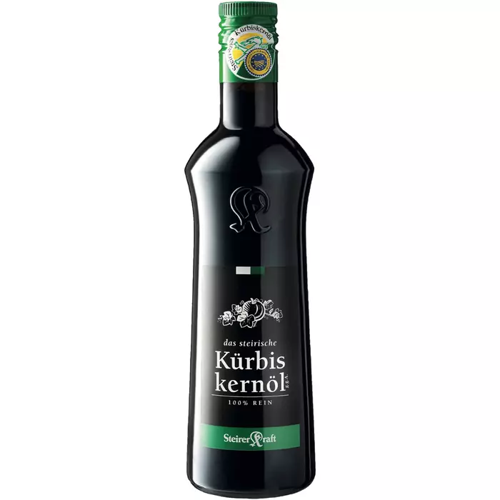 Steirerkraft Kürbiskernöl g.g.A. 100% rein, Genussregion "Steirisches Kürbiskernöl" 500ml