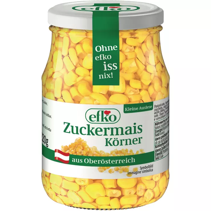 Efko Zuckermais Körner 330g