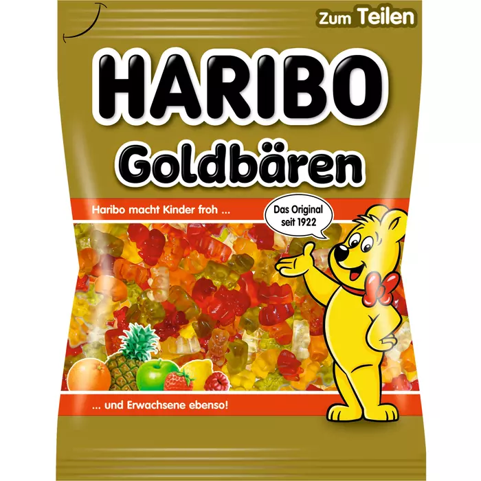 Haribo Beutel 100g, Goldbären