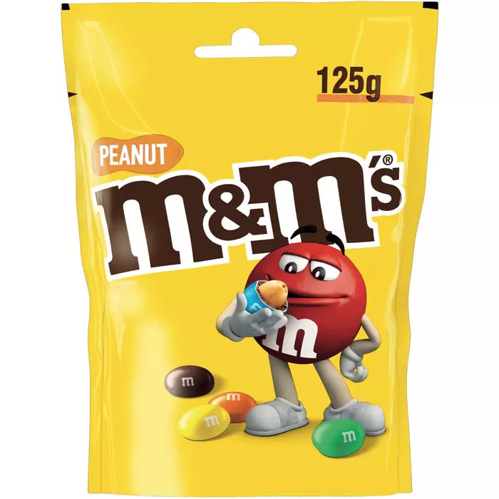 M&M´s 125g, Erdnuss	