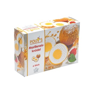 Pollys Marillen Eisknödel 6 Stk 850ml	