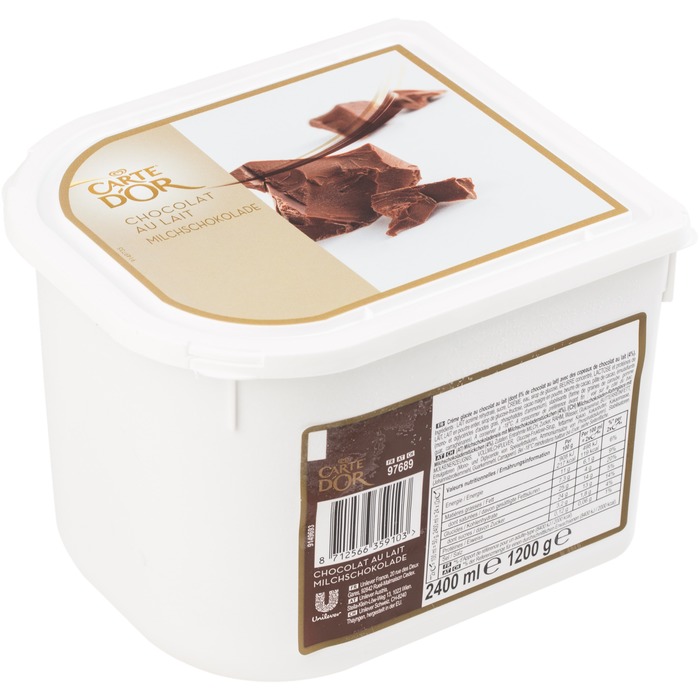 Eiscreme Carte  2,4l, Milchschokolade