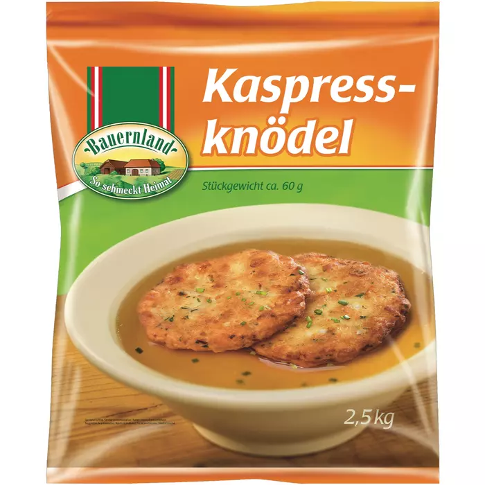 Bauernland Kaspressknödel ca 60g, tiefgekühlt 2,5kg