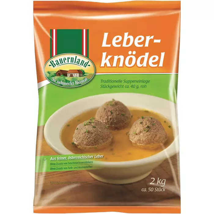 Bauernland Leberknödel tiefgekühlt 50x40g