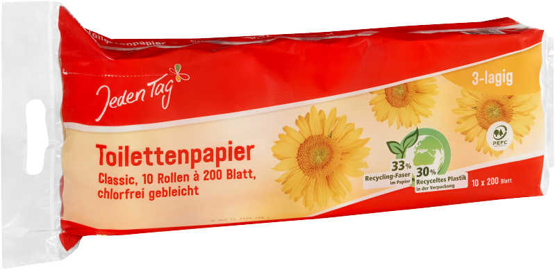 Toilettenpapier 3-lagig 10er