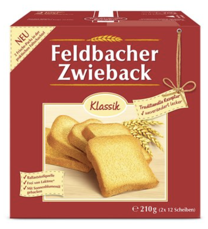 Feldbacher Zwieback 210g