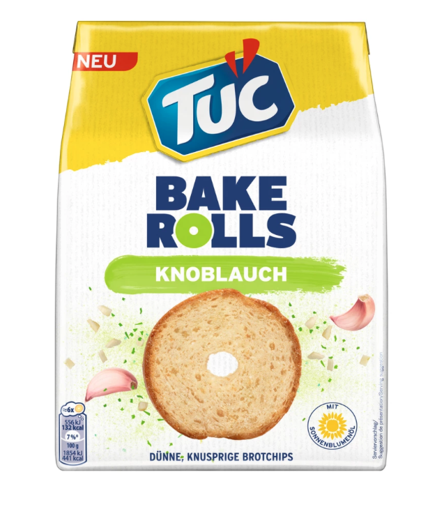 Tuc Bake Rolls Knoblauch 150 g