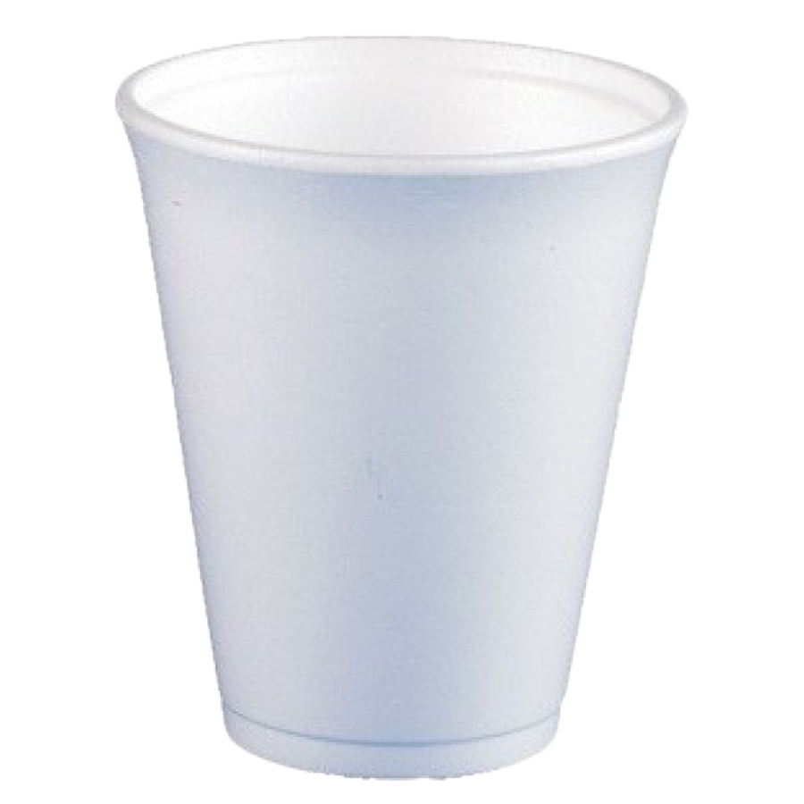 Papstar Thermobecher, EPS Ø 8,5x10,2 cm weiss 0,25 l 50 Stk.