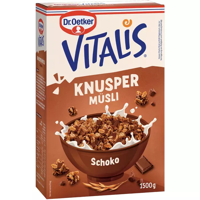 Dr. Oetker Vitalis Knusper Schokomüsli 1500g