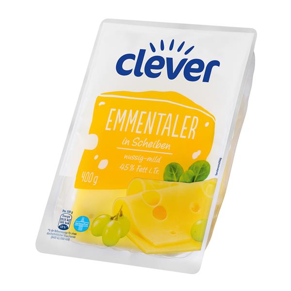 Emmentaler Scheiben 45% FIT400g