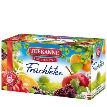 Teekanne Früchtegarten Früchtetee 20er