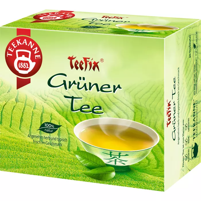 Teekanne Grüner Tee 40er