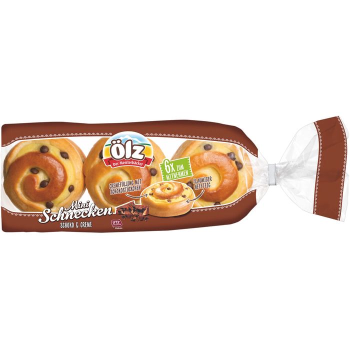 Ölz Schokoschnecken Mini 300g 6 Stk