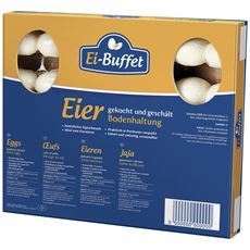 Ei-Buffet Eier gekocht und geschält Freilandhaltung 30 Stk Allergene : C (*)