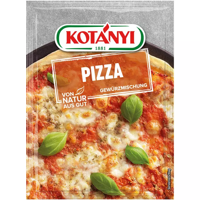 Kotanyi Pizza  Gewürzzubereitung, Brief