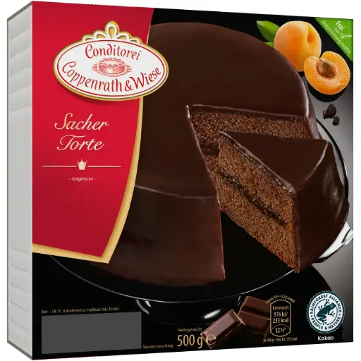 Coppenrath & Wiese Sachertorte TK Packung 500g