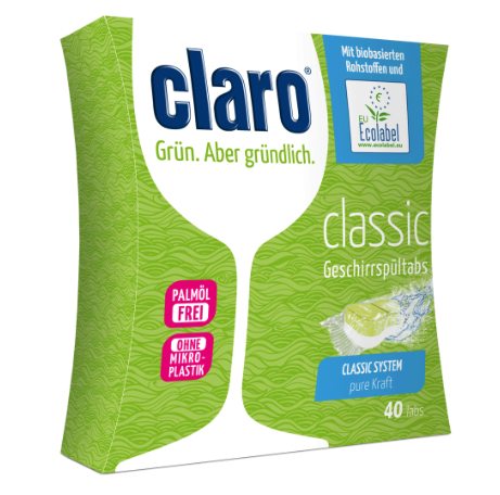 Claro Classic Geschirrspültabs 40 Stk.