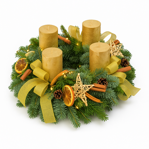 Adventkranz exklusiv D ≈ 40 cm
