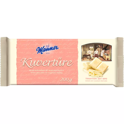 [438366] Manner Kuvertüre 200g, Weiss	