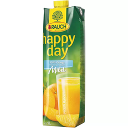 [929349] Happy Day Orangensaft 100% Mild + Calcium 1l